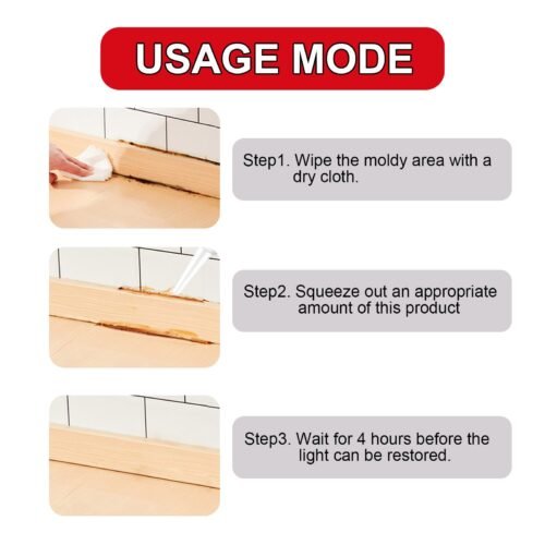 Mildew Remover Gel for Tiles & Walls