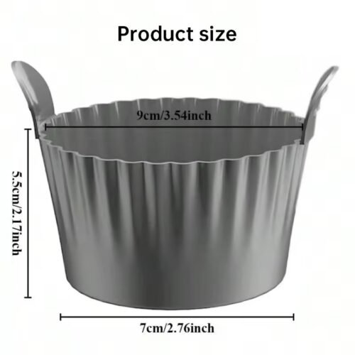 Reusable Silicone Air Fryer Liners & Cups