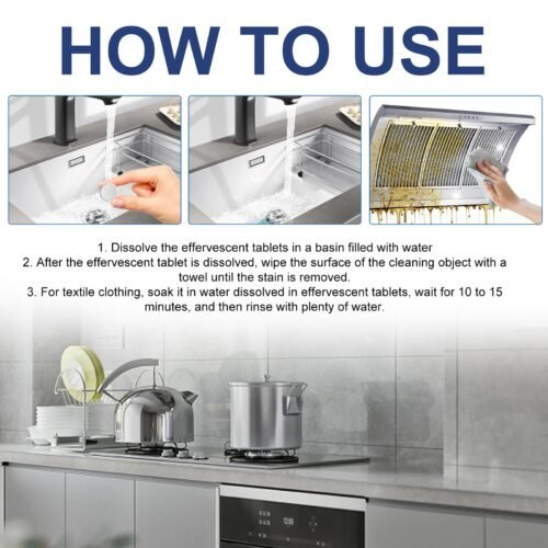 Bio-Enzyme Stain & Rust Cleaning Tablets