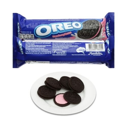 Oreo Ice Cream Blueberry flavored biscuits