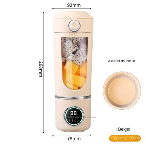 Portable USB-Charging Juicer & Ice Crusher Cup