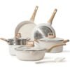 Non-Stick Marble Granite Coated Cookware Set
